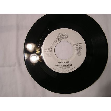 Merle Haggard Promo 45-KERN RIVER STEREO