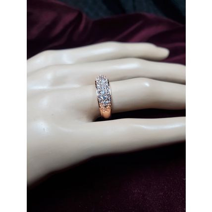 Janice Pave Wedding Band with AAA CZ Diamonds