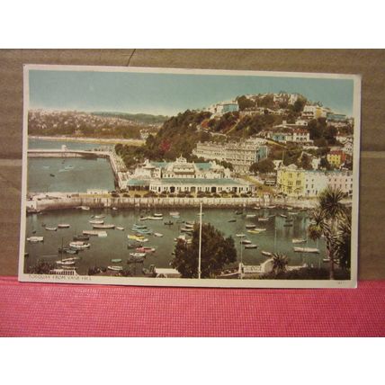 TORQUAY from VANE HILL, DEVON unused vintage postcard