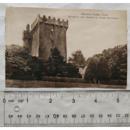 vintage postcard Blarney Castle, Cork