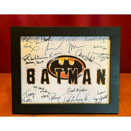 Batman 1989 Title Card Cast-Signed- 8.5 x 11- Autograph Reprints