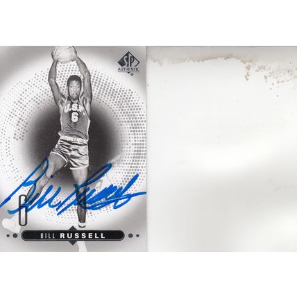 BILL RUSSELL 2014 AUTOGRAPHED BOSTON CELTICS HALL OF FAME WORLD CHAMPION CENTER