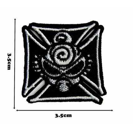 Iron Cross Iron or Sew Embroidered Patch Badge Patches Logo Fancy Badges P349