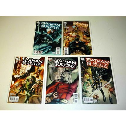 Batman and the Outsiders #6,7,8,9,10 DC Comics Lot Run of 5 NM-NM+ 2008