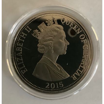 Queen Elizabeth II The Longest Reigning Monarch Gibraltar 2015 Crown Proof