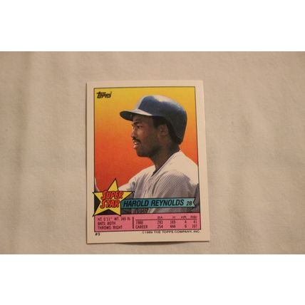 Andy Van Slyke 1989 Topps Stickers NO. 132 Stickerback Harold Reynolds