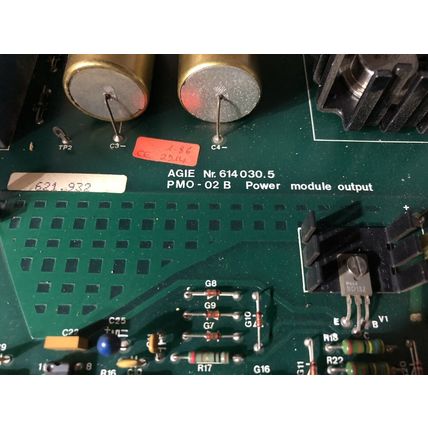 AGIEPULS MM WIRE EDM MACHINE AGIE PMO-02B POWER MODULE OUTPUT,agie 614030.5,AG