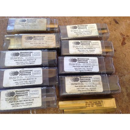 NEW LOT 2 DIVERSIFIED 31ZA-1631 LATHE HSS TOOLS/CHAMFERING 31ZA-1631-RGR,BN