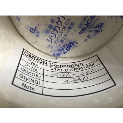 NEW OMRON V720-D52P04-R5K ,1536-2601 RFID TAG REEL OF 4330,FM