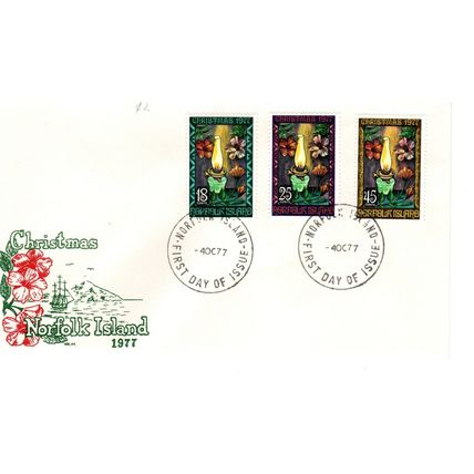 Norfolk Island 1977 Christmas, First day Cover