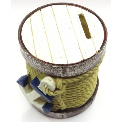 Anchor & Rope Money Box 8.7 CM Ornament Gift Home Decor Savings Money Coins Note