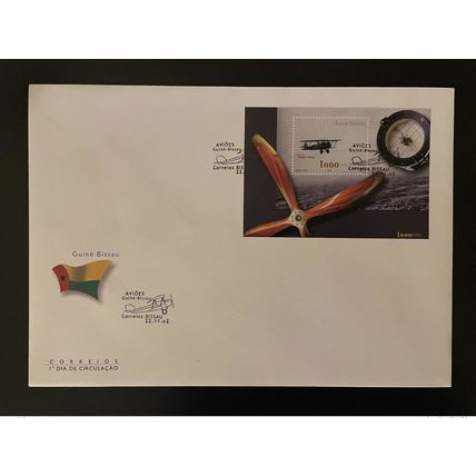 Guinée-Bissau 2002 Mi. Bl. 378 FDC Airplane Aviation Cruzeiro a Africa Avion