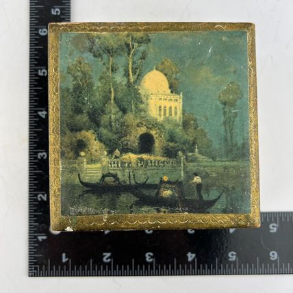 Venice Italy Keepsake Souvenir Wooden Flip Top Box