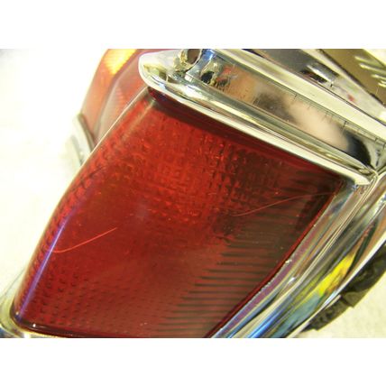 1971 PLYMOUTH CUSTOM SUBURBAN RH OUTER TAILLIGHT LENS & HOUSING STATION WAGON