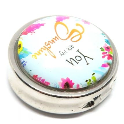 You are my Sunshine Pill Box Round 2 CM Christmas Gift Storage Collection
