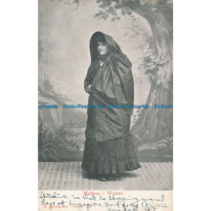 R090429 Maltese. Woman. C. Bornaccini