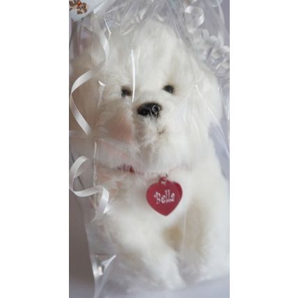SCHNAUZER 12" TOY DOG, just as it is, personalised, gift wrapped 3 options