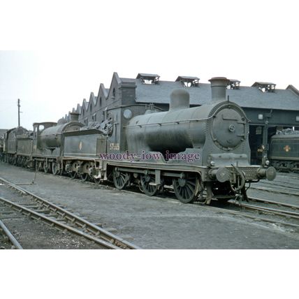 pu3492 - Engine No.57565 at Edinburgh Dalry Road Shed - print 6x4
