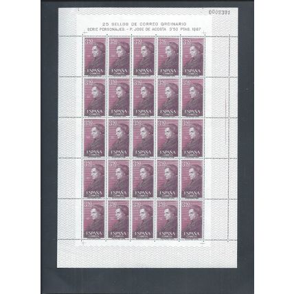 Spain stamps. 1967 Celebrities full sheets of 25 MNH SG 1849 - 1852 (AM400)