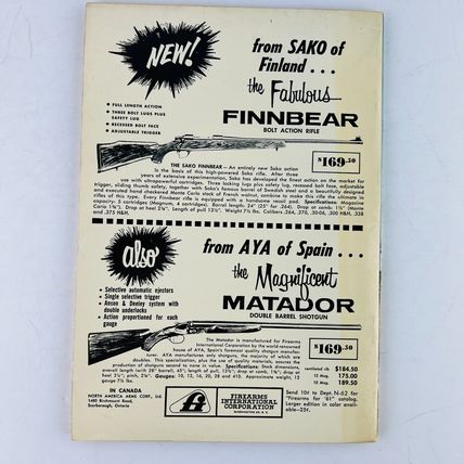 The New Hunting Annual MACO Magazine #98 1961 Vintage