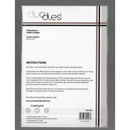 Duo Dies. Decorative Egg Die. Die Cutting Cardmaking Scrapbooking Crafts