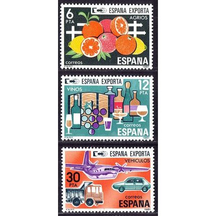 España. 1981. Mi # 2509 / 11. Exportaciones españolas. Spanish exports.