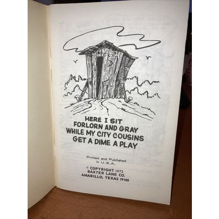 Hillbilly Laugh Book Illustrated by Pat McCarthy 1972