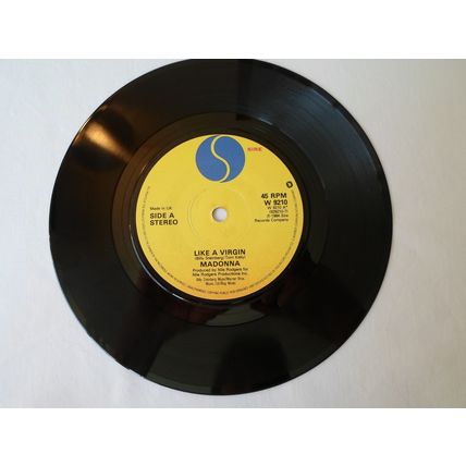 7"MADONNA 1984. LIKE A VIRGIN SIRE. W9210. W929210-7. STAY.PAPER LABEL,NEAR MINT