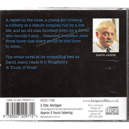 R. D. Wingfield : A Touch of Frost (3xCD) Audio Book : David Jason