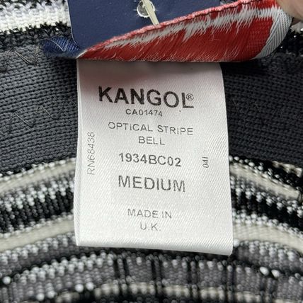 Kangol Optical Stripe Bell Hat New With Tags Medium Unisex Stylish