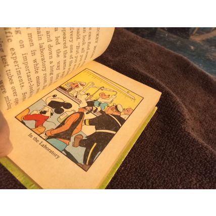 Big Little Book Mickey Mouse Adventure In Outer Space #20 By George E Davie 1968