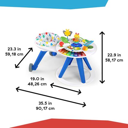 Baby Einstein around We Grow 4-In-1 Walker, Discovery Activity Center and Table,