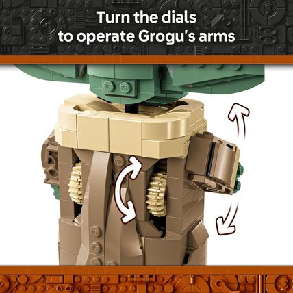 LEGO Star Wars: the Mandalorian Grogu with Hover Pram Building Toy Set - Star Wa