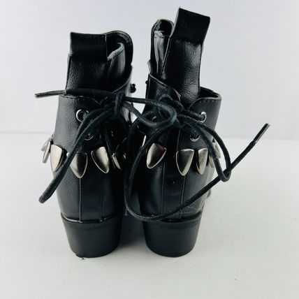 Bumper Pamee05 Ankle Booties Black Shoes Sz 5.5