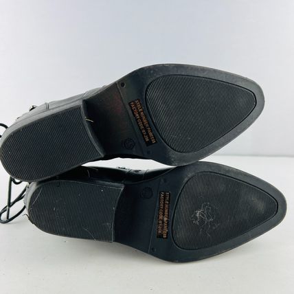 Bumper Pamee05 Ankle Booties Black Shoes Sz 5.5