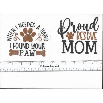 Misc. Animal Rescue Stickers 9 Stickers/Decals 4-7 inches (10-18 cm) in size