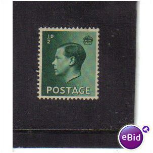 1936 GB EDWARD V111 1/2D GREEN MM SG457