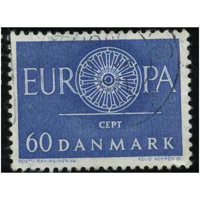 1960 Michel 386 - #7 fine used (o) - EUROPE