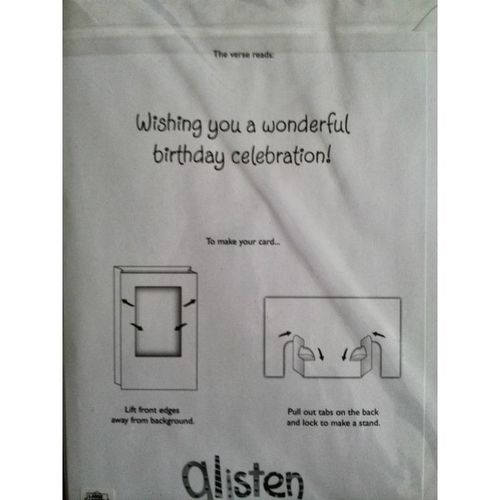 3D Card You're 40 - Glitter Card - Free Postage Fee