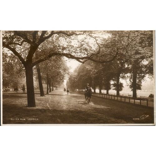 Vintage Walter Scott PC 1937 - Rotten Row, London - H 659