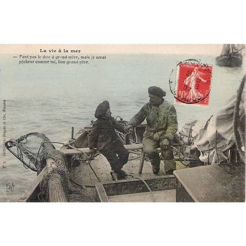 CARTE POSTALE - METIER DE LA PÊCHE - REF 7