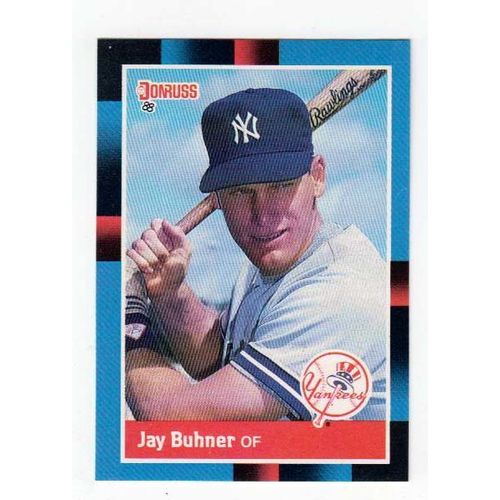 1988 Donruss Jay Buhner RC baseball rookie card #545 –Yankees
