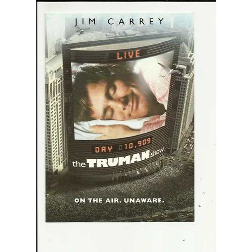 THE TRUMAN SHOW Jim Carrey Poster Art Postcard by Boomerang