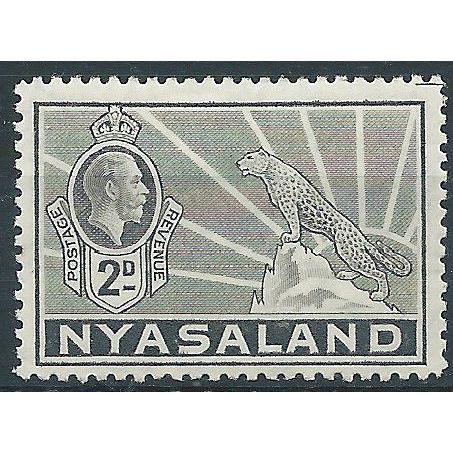 Nyasaland 1934 SG117 2d Pale Grey Mounted Mint...