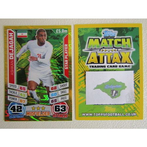Match Attax 2014 Brasil World Cup Football Cards132-139 G Variants (EB2)