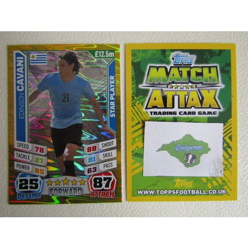 Match Attax 2014 Brasil World Cup Football Cards132-139 G Variants (EB2)