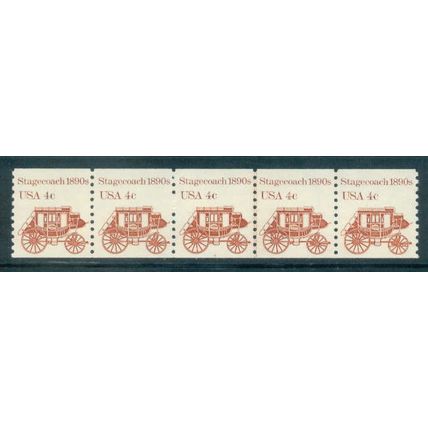 1898A 4c Stagecoach Fine MNH Dry Gum PNC 4/5 V0071