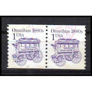Used 2225b 1c Omnibus Very Fine CNP Left 3 PA0871