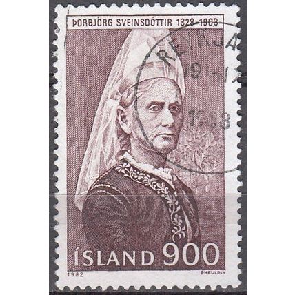 Island 1982 Michel 587 O Cote (2013) 0.50 Euro Thorbjörg Sveinsdóttir