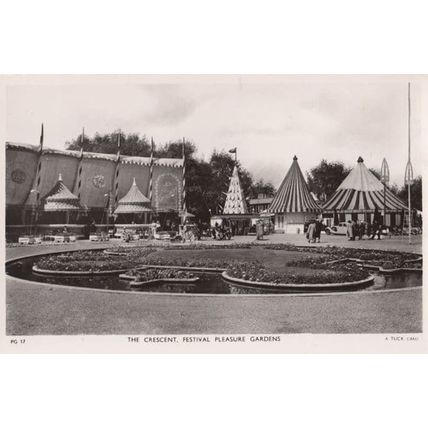 Festival Of Britain The Crescent Southbank RPC Postcard